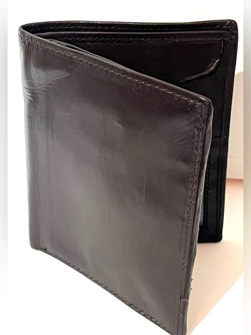 Men's Hipster Leather Bifold Wallet
